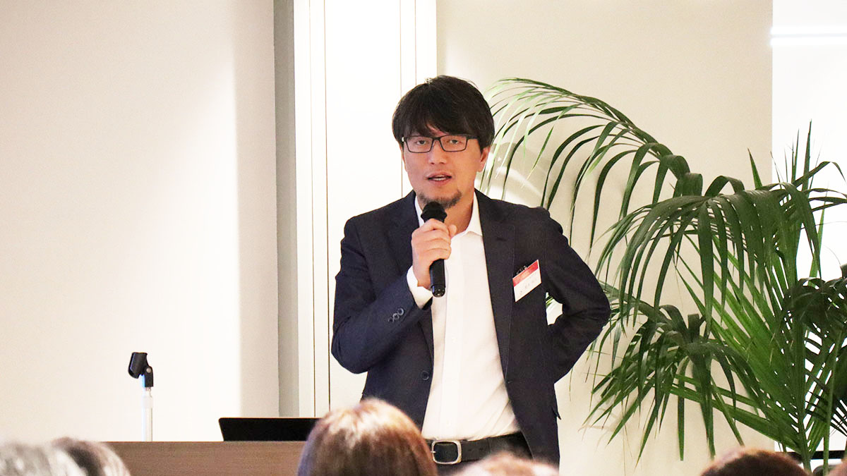 グローム・マネジメント橋本より開催の主旨と本日の流れをご紹介 グローム・マネジメント橋本より開催の主旨と本日の流れをご紹介
